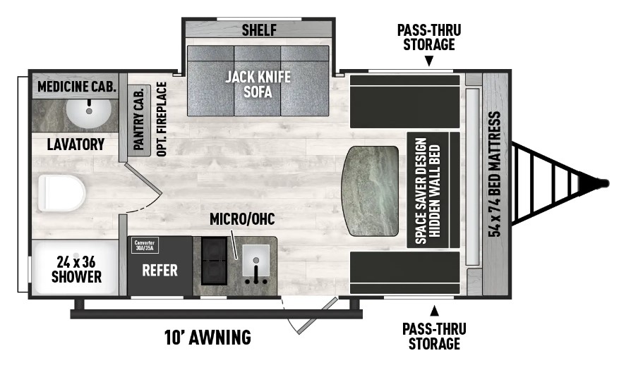 2023 FOREST RIVER VIKING 17MBS